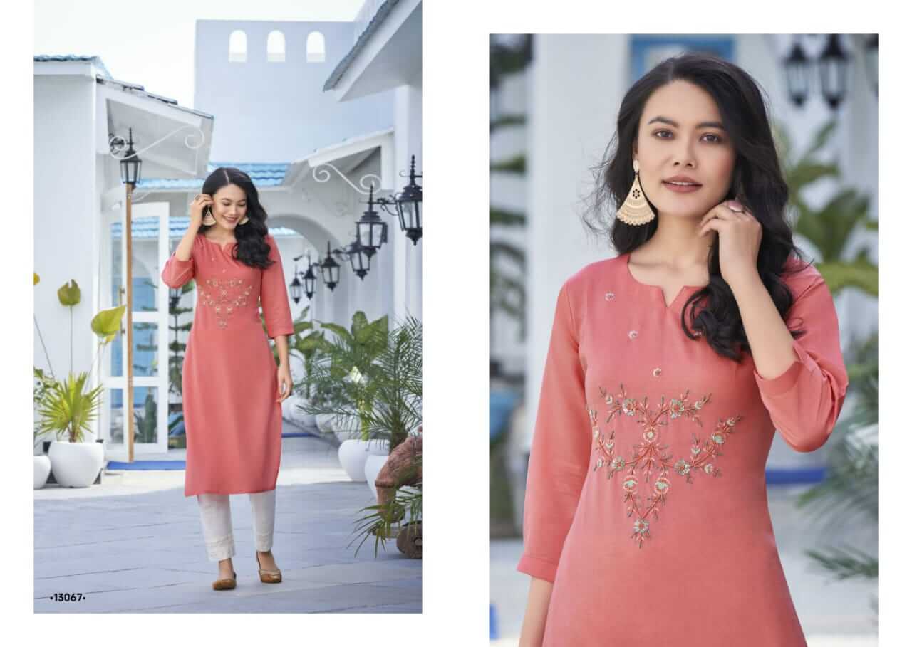 Kalaroop Vision Vol 2 Silk Liva Khatli Work Kurti Wholesale Catalog, Buy Full Catalog of Kalaroop Vision Vol 2 Silk Liva Khatli Work Kurti At Wholesale Price