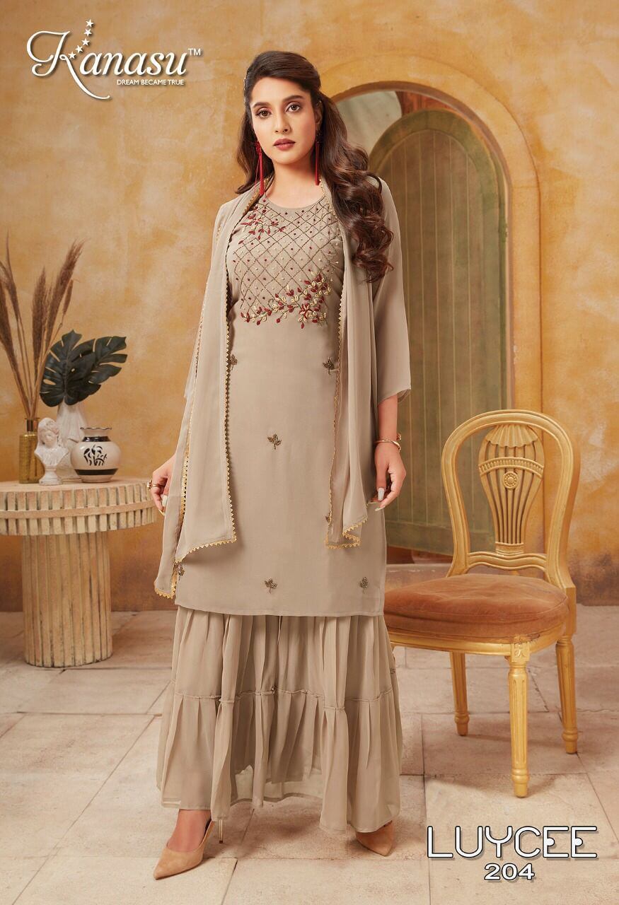 Kanasu Luycee Party Wear Dress Catalog In Wholesale Price. Purchase Full Catalog of Kanasu Luycee In Wholesale Price Online