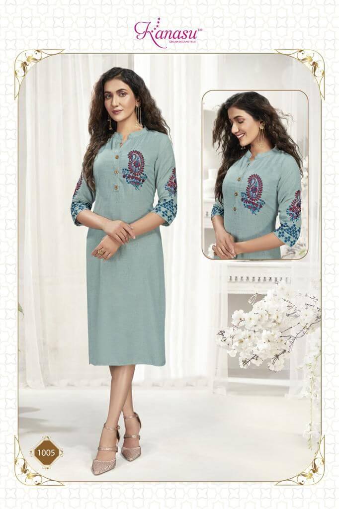 Kanasu Roohi Vol 2 Rayon Kurtis Wholesale Catalog. Purchase Full Catalog of Rayon Kurtis In Wholesale Price Online