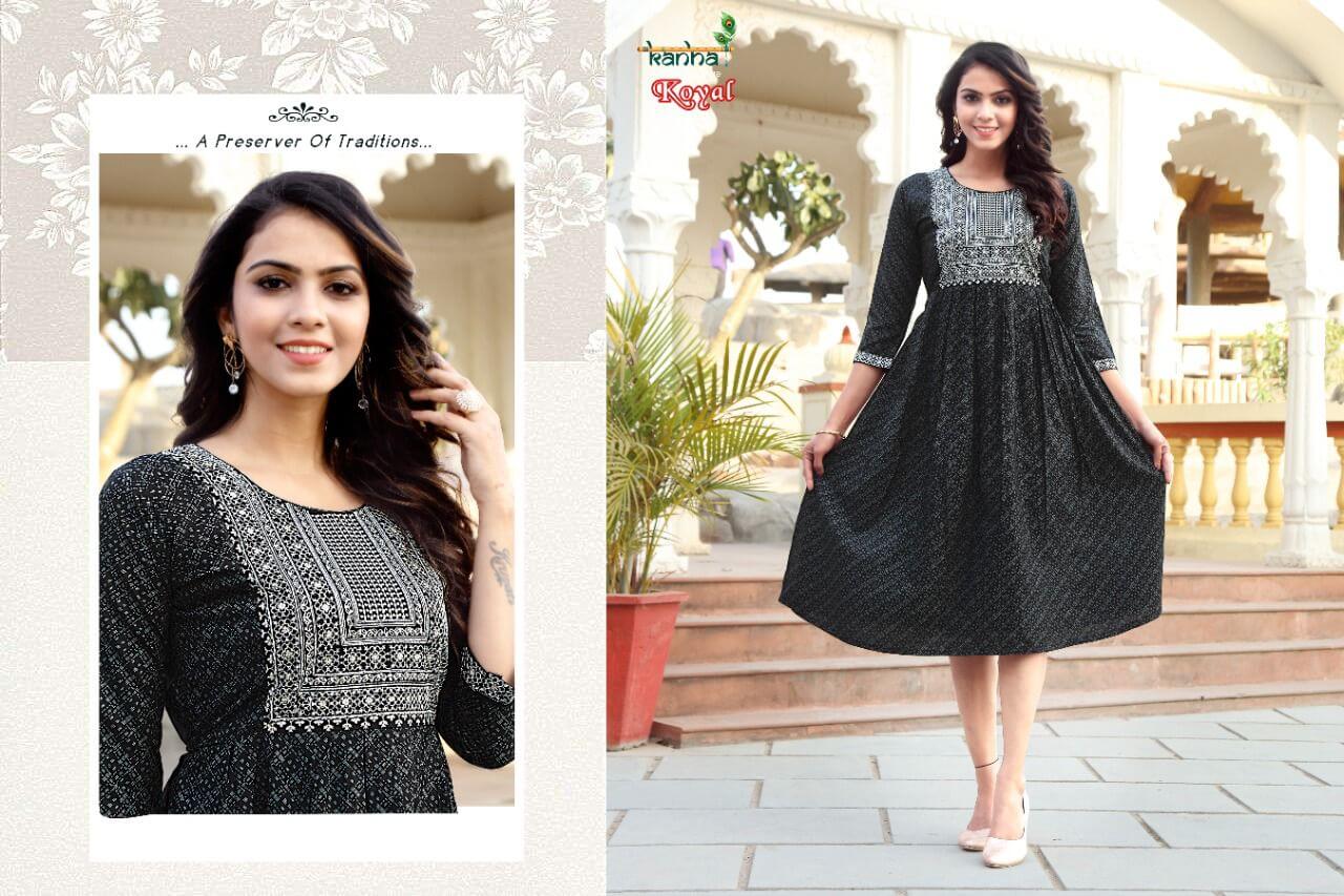 Kanha Koyal Naira Cut Kurtis Wholesale Catalog. Purchase Full Catalog of Naira Cut Kurtis In WHolesale Price Online