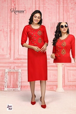 Kanasu Love Kurtis wholesale catalog