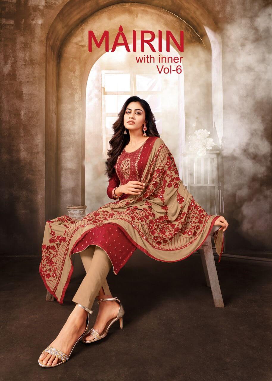 Kapil Trendz Mairin Vol 6 Readymade Dress Wholesale Catalog. Purchase Full Catalog of Mairin Vol 4 In Wholesale Price Online