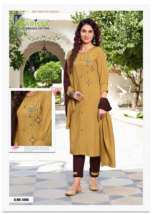 Karissa Aarohi Kurtis Pant With Dupatta wholesale catalog, Buy Full catalog Of Karissa Aarohi Kurtis Pant With Dupatta At wholesale Price