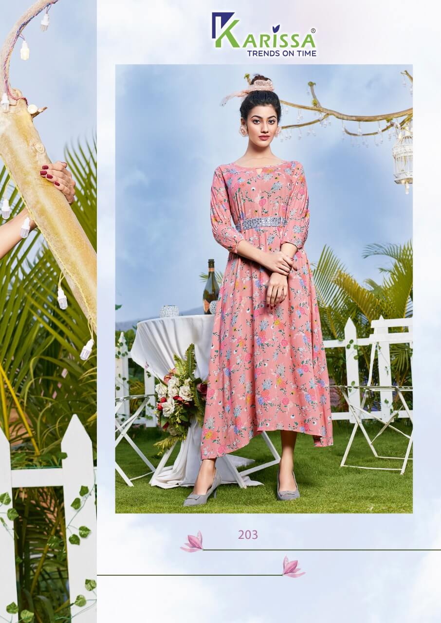 Karissa Kinlee Vol 2 A Line Kurtis Wholesale Catalog. Purchase Full Catalog of A Line Kurtis In Wholesale Price Online