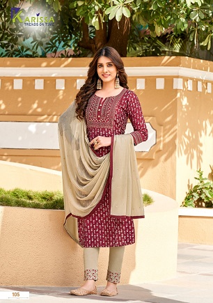 Karissa Siya 1 Kurta Pant Dupatta Wholesale Collection, Buy Full Catalog of Karissa Siya 1 Kurta Pant Dupatta At Wholesale Price