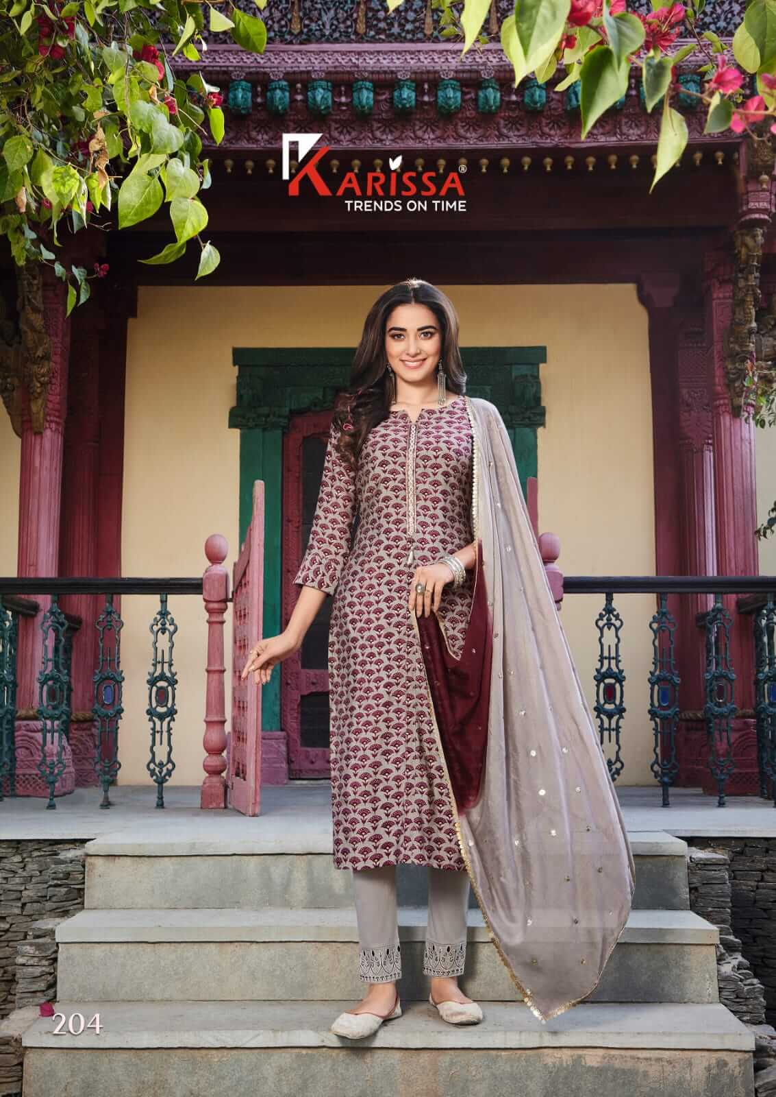 Karissa Siya 2 Silk Printed Kurti Pant Dupatta Wholesale Catalog, Buy Full catalog of Karissa Siya 2 Readymade Dress At Wholesale Price