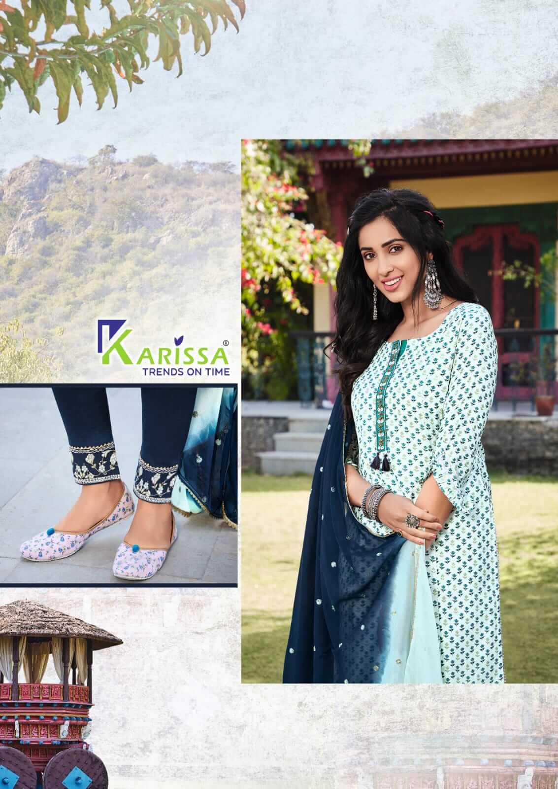 Karissa Siya 2 Silk Printed Kurti Pant Dupatta Wholesale Catalog, Buy Full catalog of Karissa Siya 2 Readymade Dress At Wholesale Price