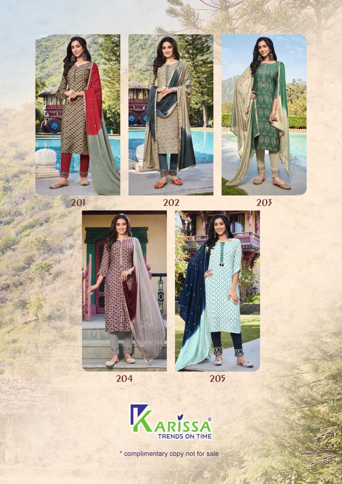 Karissa Siya 2 Silk Printed Kurti Pant Dupatta Wholesale Catalog, Buy Full catalog of Karissa Siya 2 Readymade Dress At Wholesale Price