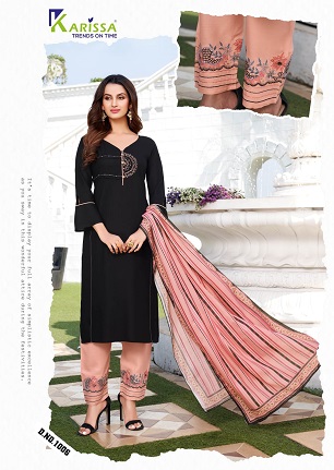 Karissa Vidisha 4 Kurta Pant Dupatta Wholesale Collection, Buy Full Catalog of Karissa Vidisha 4 Kurta Pant Dupatta At Wholesale Price