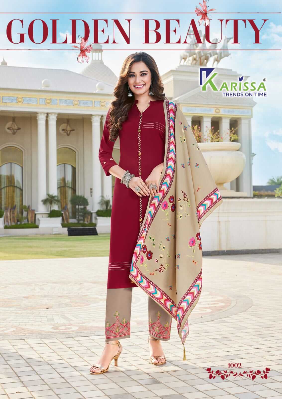 Karissa Vidisha Vol 5 Kurti Plazzo Dupatta Set Wholesale Catalog. Purchase Full Catalog of Kurti Plazzo Dupatta Set In Wholesale Price Online