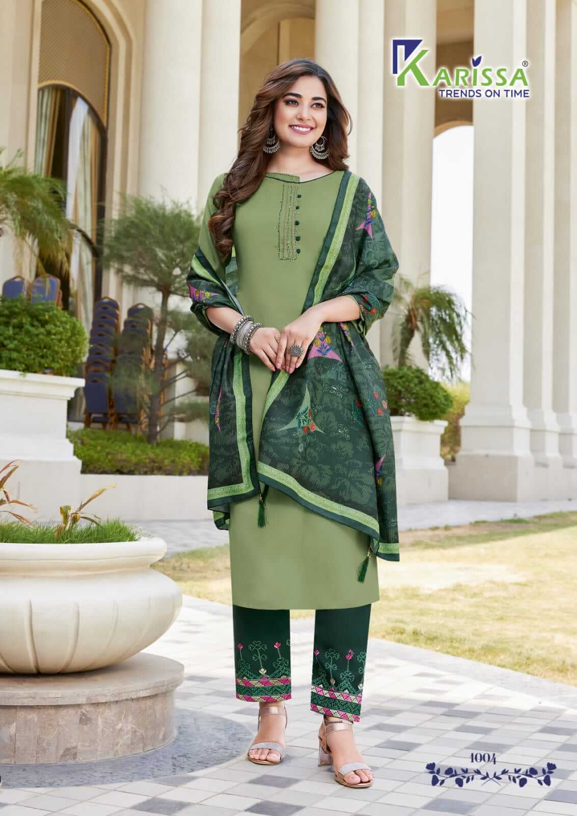 Karissa Vidisha Vol 5 Kurti Plazzo Dupatta Set Wholesale Catalog. Purchase Full Catalog of Kurti Plazzo Dupatta Set In Wholesale Price Online