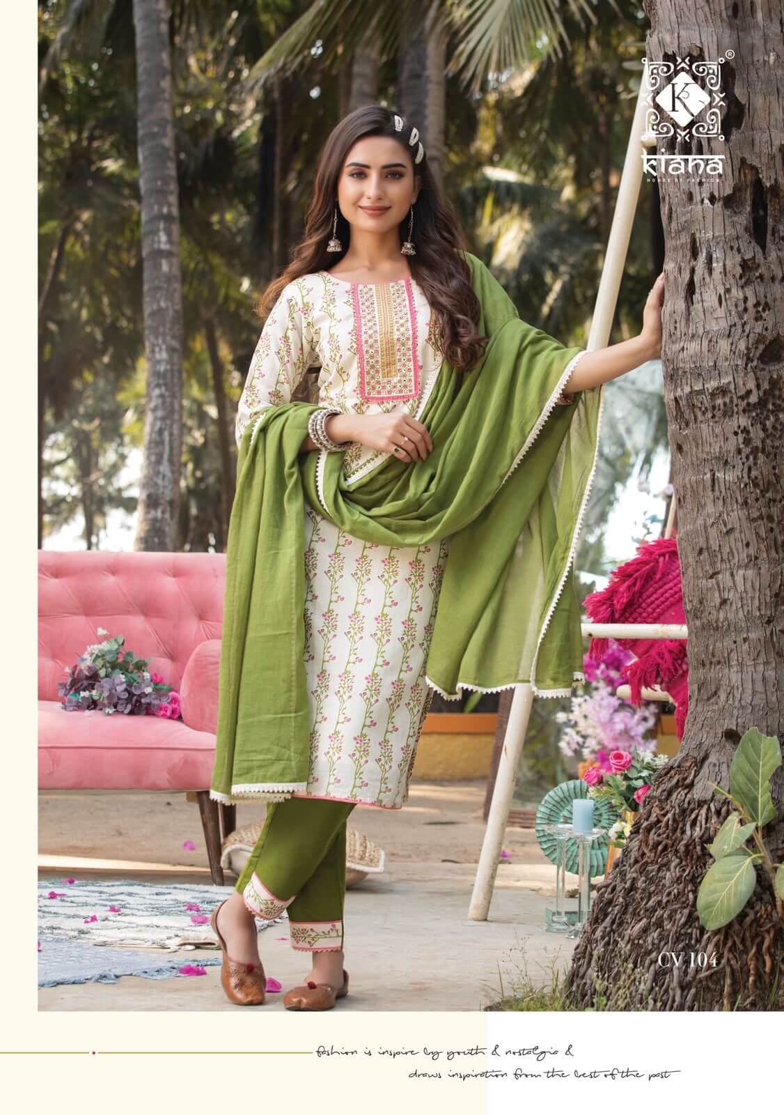 Kiana Cotton Vibe Kurti Bottom Dupatta Set Catalog In Wholesale Price. Purchase Full Catalog of Kiana Cotton Vibe In Wholesale Price Online