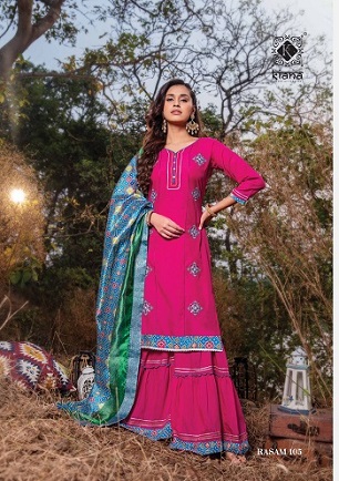 Kiana Rasam Kurtis with Bottom and Dupatta wholesale catalog, Buy Full Catalog of Kiana Rasam Kurtis with Bottom and Dupatta At wholesale Price