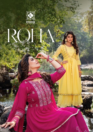 Kiana Roha Top Bottom Dupatta Wholesale catalog, Buy Full Catalog of Kiana Roha Top Bottom Dupatta At Wholesale Price