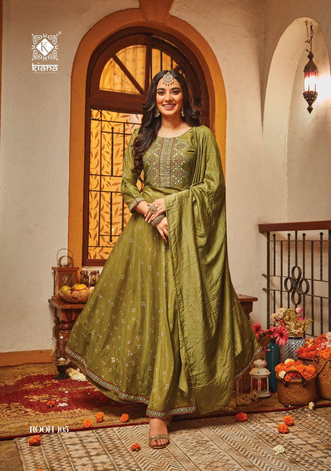 Kiana Rooh Gown With Dupatta Catalog In Wholesale Price, Purchase full Catalog of Kiana Rooh In Wholesale Price Online