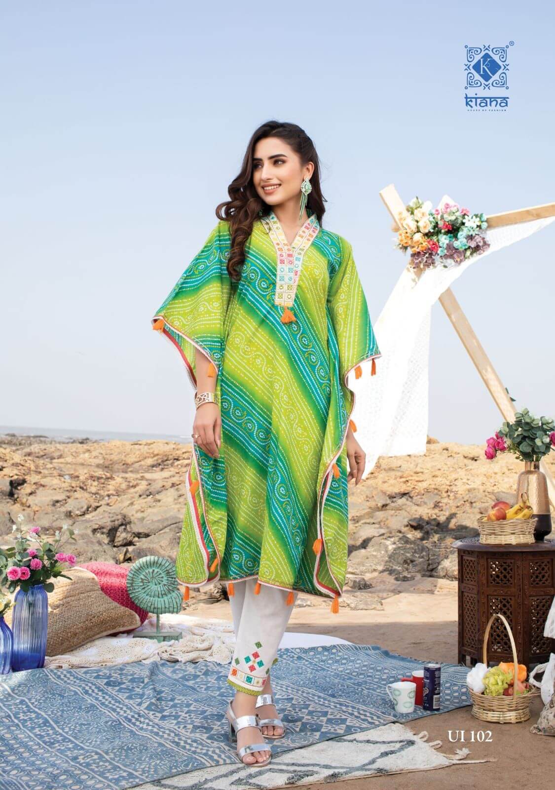 Kiana Urban Infusion Kaftan With Pant Catalog In Wholesale Price, Purchase Full Catalog of Kiana Urban Infusion In Wholesale Price