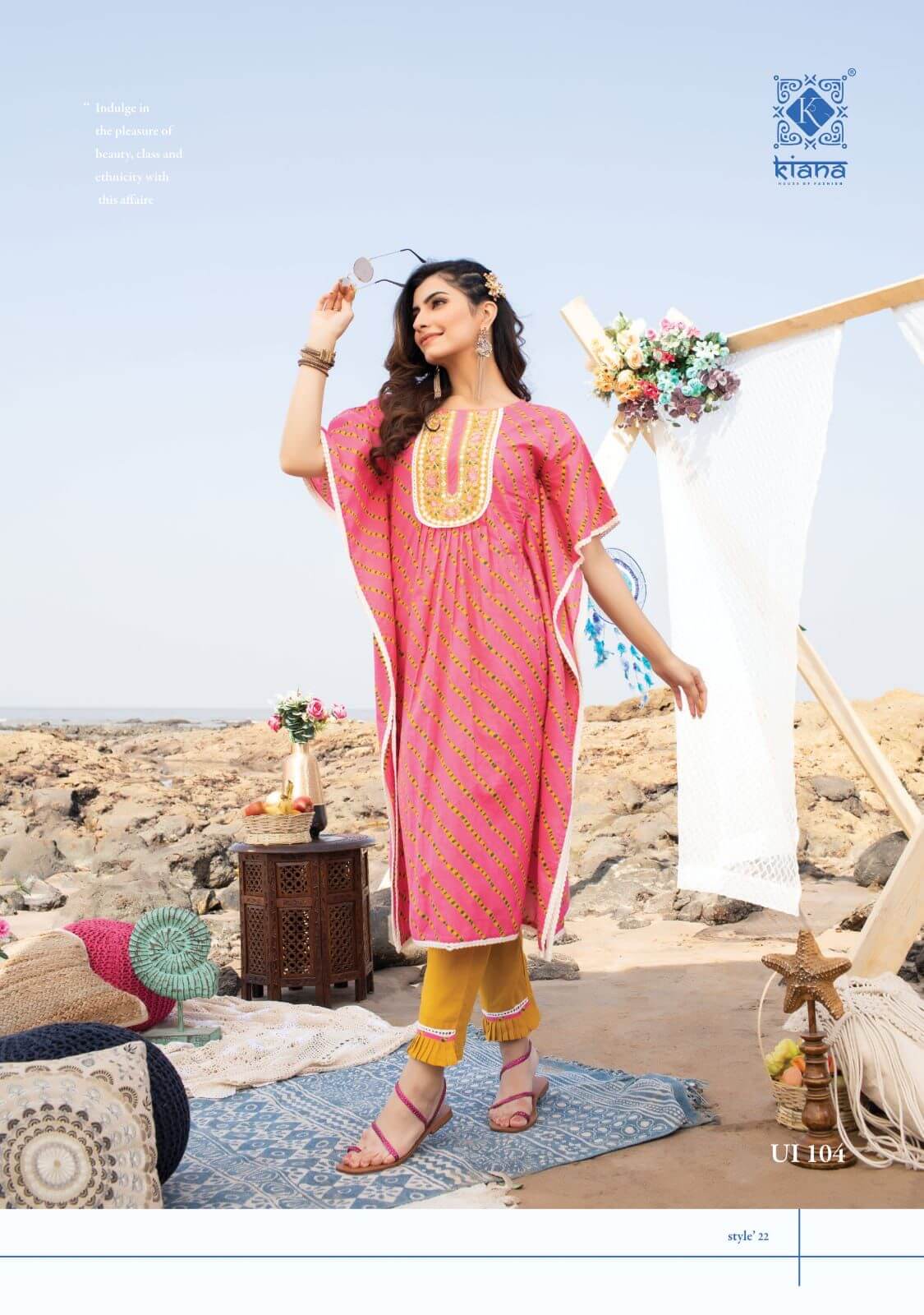 Kiana Urban Infusion Kaftan With Pant Catalog In Wholesale Price, Purchase Full Catalog of Kiana Urban Infusion In Wholesale Price