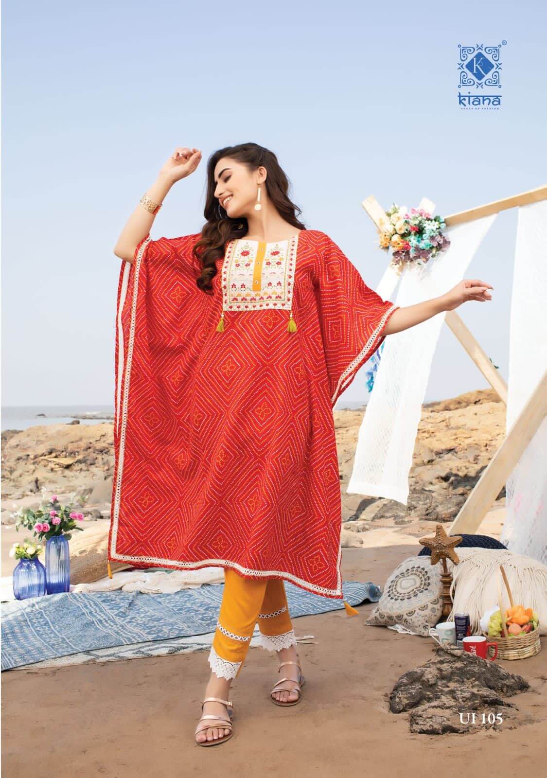 Kiana Urban Infusion Kaftan With Pant Catalog In Wholesale Price, Purchase Full Catalog of Kiana Urban Infusion In Wholesale Price