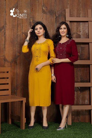 Kinti Diamonds 3 Kurti Wholesale Catalog, Buy Full Catalog of Kinti Diamonds 3 Kurti At Wholesale Price