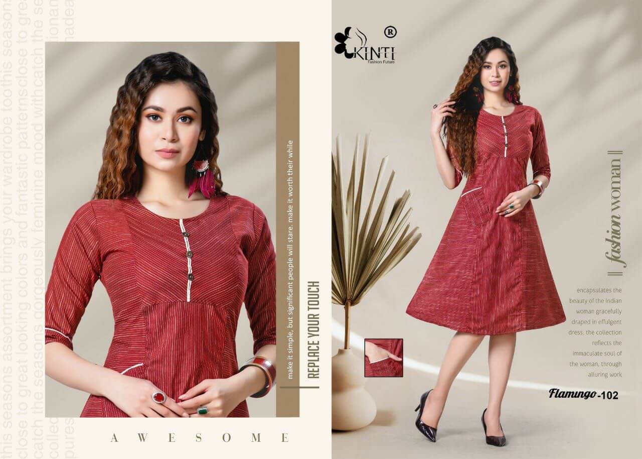 Kinti Flamingo Handloom Kurtis Wholesale Catalog, Buy Full Catalog of Kinti Flamingo Handloom Kurtis At Wholesale Price