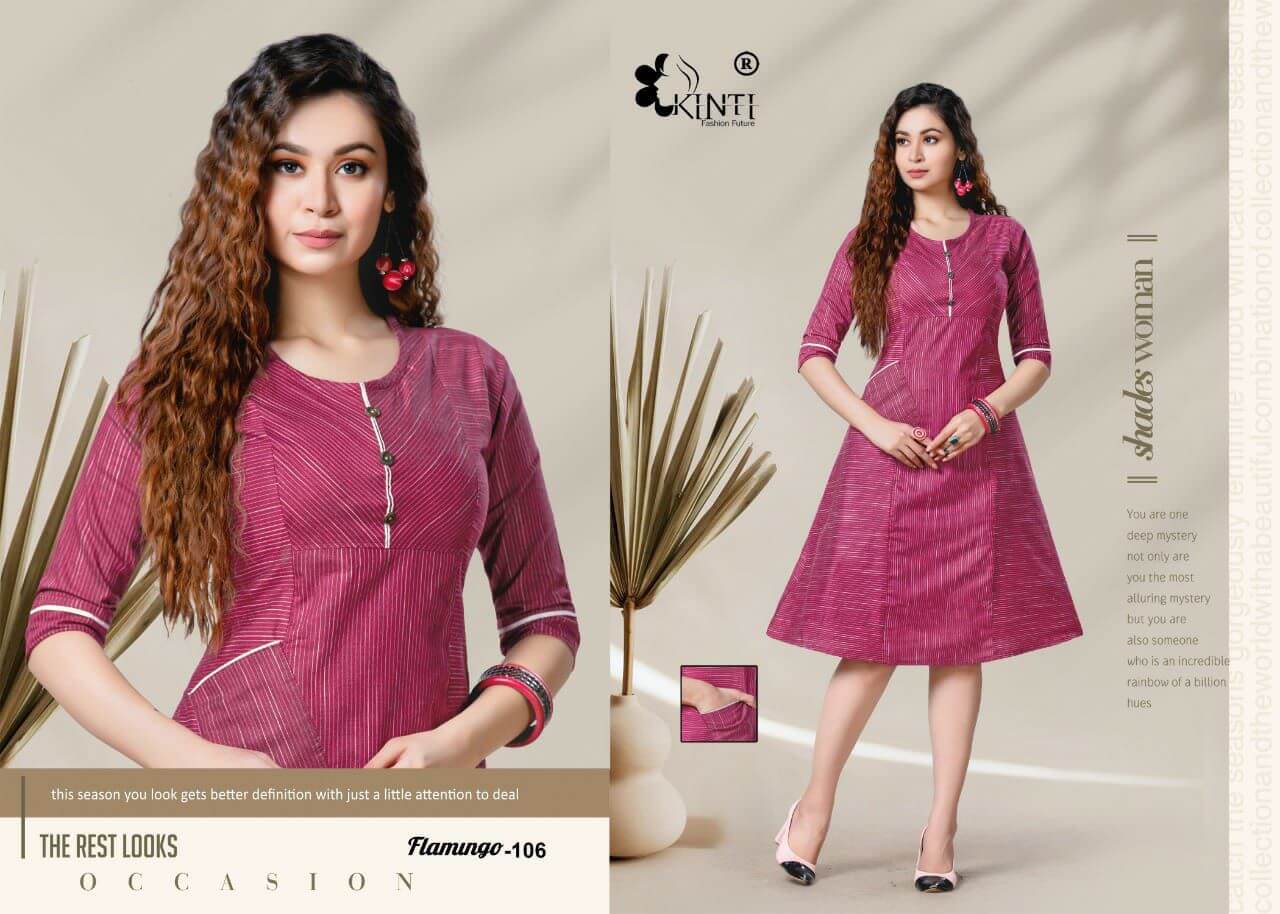 Kinti Flamingo Handloom Kurtis Wholesale Catalog, Buy Full Catalog of Kinti Flamingo Handloom Kurtis At Wholesale Price