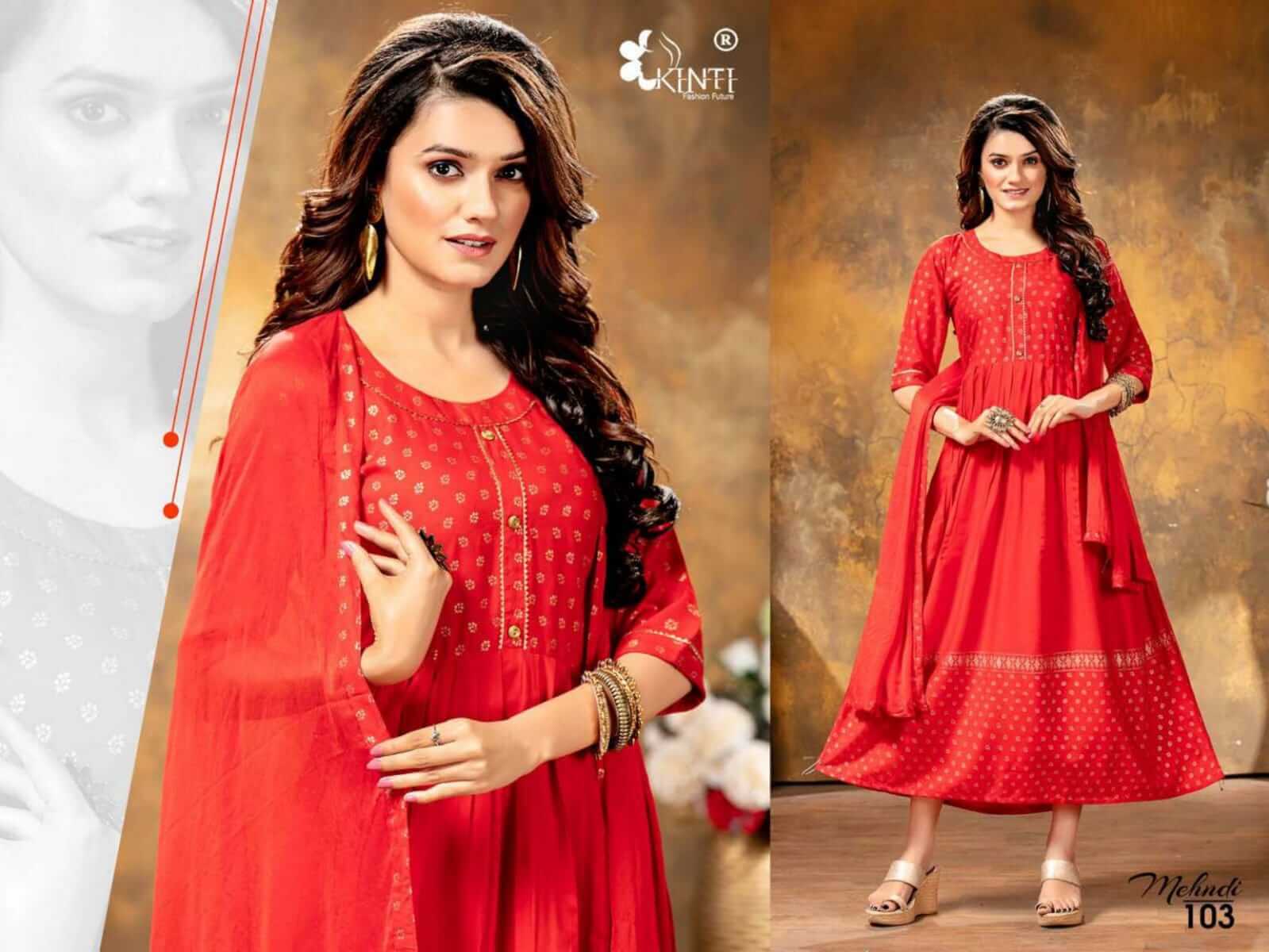 Kinti Mehndi Kurti With Dupatta Wholesale Catalog. Purchase Full Catalog of Kurti With Dupatta In Wholesale Price  Online