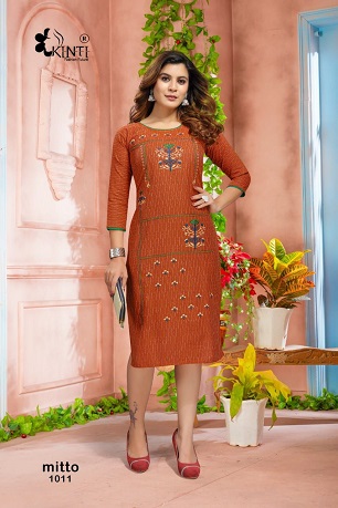 Kinti Mitto Kurtis Wholesale Catalog, Buy Full Catalog of Kinti Mitto Kurtis At Wholesale Price