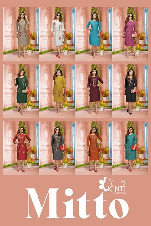 Kinti Mitto Kurtis Wholesale Catalog, Buy Full Catalog of Kinti Mitto Kurtis At Wholesale Price