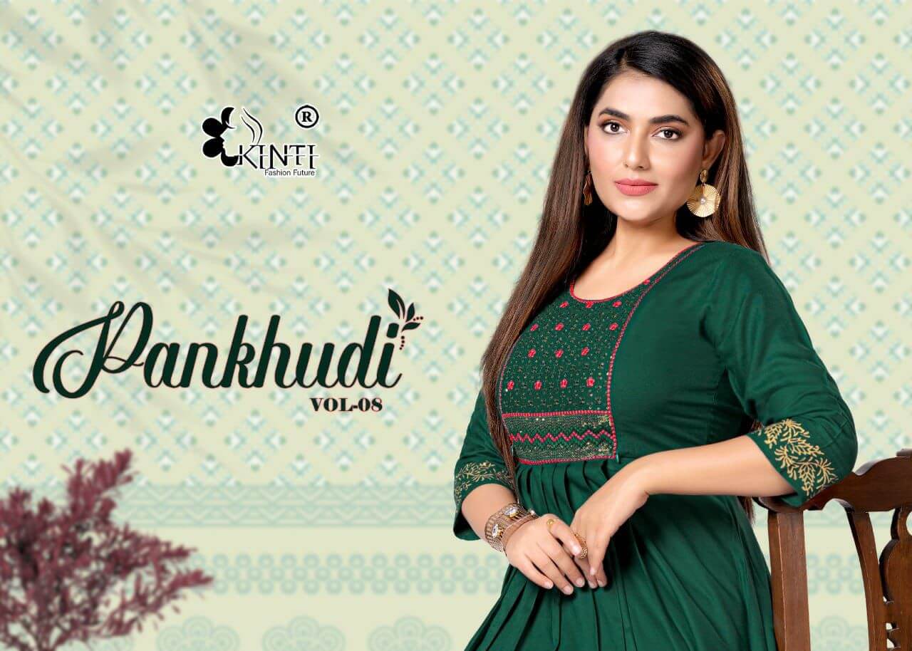 Kinti Pankhudi Vol 8 Gown Catalog In Wholesale Price