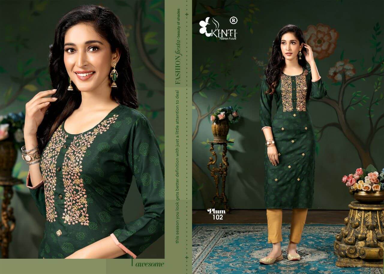 Kinti Plum Straight Kurti Catalog In Wholesale Price. Purchase Full Catalog of Kinti Plum In Wholesale Price Online