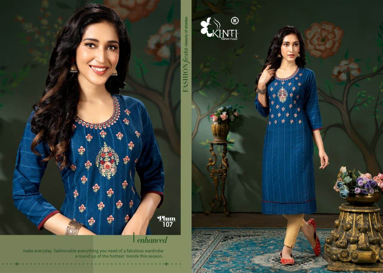 Kinti Plum Straight Kurti Catalog In Wholesale Price. Purchase Full Catalog of Kinti Plum In Wholesale Price Online