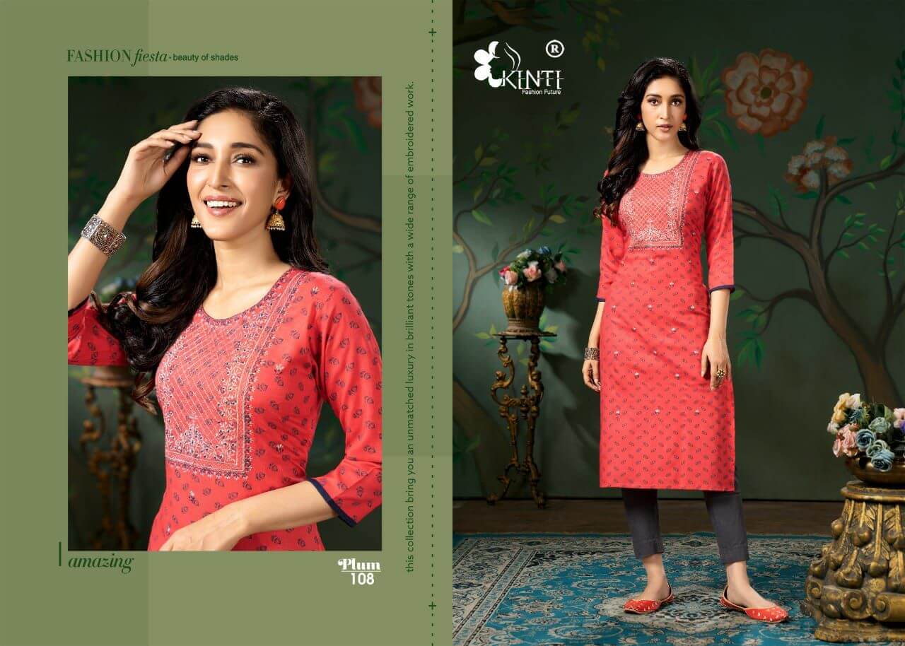 Kinti Plum Straight Kurti Catalog In Wholesale Price. Purchase Full Catalog of Kinti Plum In Wholesale Price Online