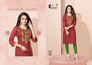 Kinti Silver Line 3 Kurti Wholesale Catalog, Buy Full Catalog of Kinti Silver Line 3 Kurti At Wholesale Price