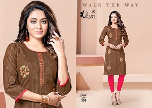 Kinti Silver Line 3 Kurti Wholesale Catalog, Buy Full Catalog of Kinti Silver Line 3 Kurti At Wholesale Price