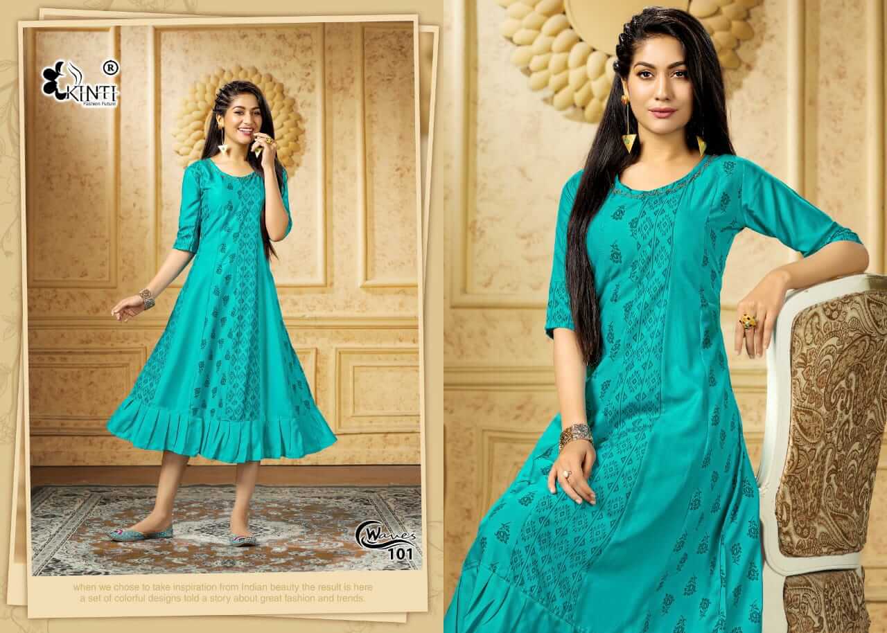 Kinti Waves Anarkali Kurti Catalog In Wholesale Price. Purchase Full Catalog of Kinti Waves In Wholesale Price Online