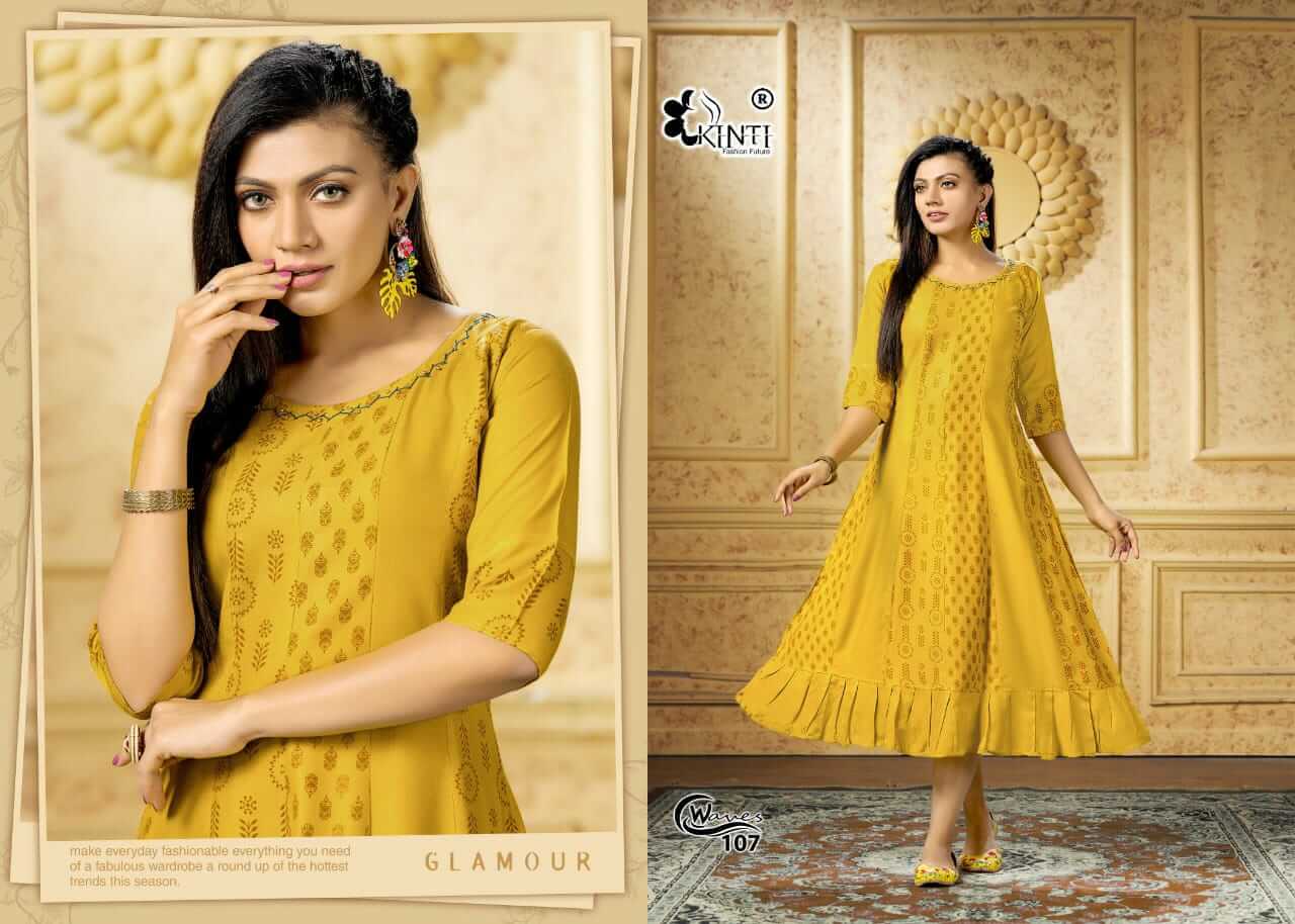 Kinti Waves Anarkali Kurti Catalog In Wholesale Price. Purchase Full Catalog of Kinti Waves In Wholesale Price Online