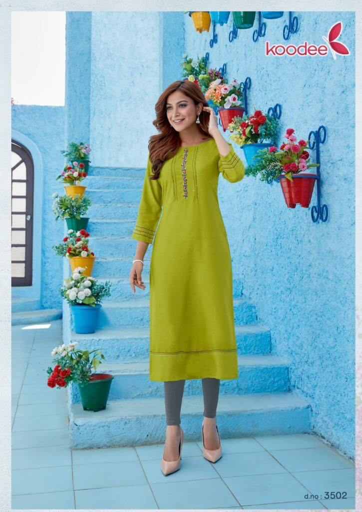 Koodee Kasata Vol 1 Stright Cut Kurti Catalog In Wholesale Price. Purchase Full Catalog of Koodee Kasata Vol 1 In Wholesale Price Online