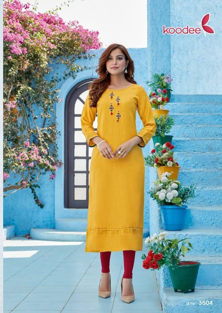 Koodee Kasata Vol 1 Stright Cut Kurti Catalog In Wholesale Price. Purchase Full Catalog of Koodee Kasata Vol 1 In Wholesale Price Online