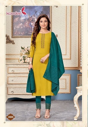 Koodee Mayra Vol 2 Kurtis Pant with Dupatta wholesale catalog, Buy Full catalog of Koodee Mayra Vol 2 Kurtis Pant with Dupatta At wholesale Price