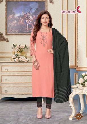 Koodee Mayra Vol 2 Kurtis Pant with Dupatta wholesale catalog, Buy Full catalog of Koodee Mayra Vol 2 Kurtis Pant with Dupatta At wholesale Price