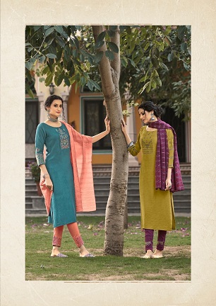 Koodee Riza 1 Top Bottom Dupatta Wholesale Catalog