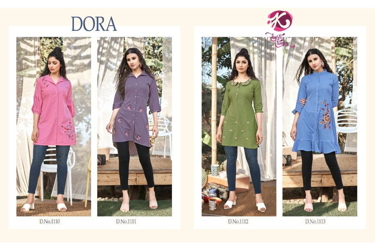 Kurti Times Dora Fancy Kurti Catalog In Wholesale Price. Purchase Full Catalog of Kurti Times Dora In Wholesale Price Online