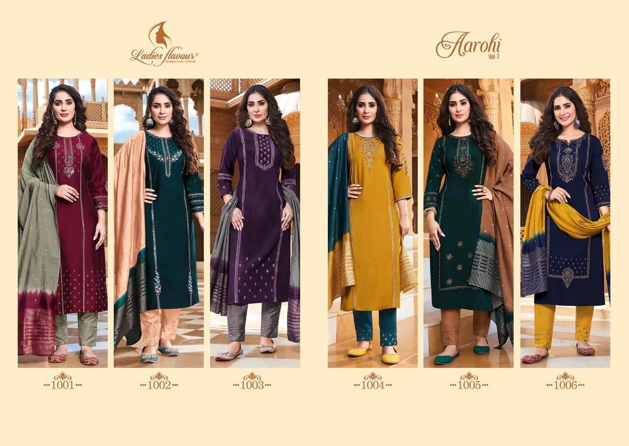 Ladies Flavour Aarohi Vol 7 Readymade Dress Wholesale Catalog. Purchase Full Catalog of Readymade Dress In Wholesale Price Online