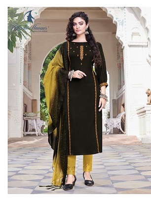 Ladies Flavour Pavitra Kurtis Bottom And Dupatta wholesale catalog, Buy Full catalog Of Ladies Flavour Pavitra Kurtis Bottom And Dupatta At wholesale Price