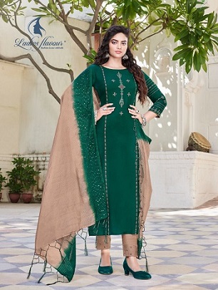 Ladies Flavour Pavitra Kurtis Bottom And Dupatta wholesale catalog, Buy Full catalog Of Ladies Flavour Pavitra Kurtis Bottom And Dupatta At wholesale Price