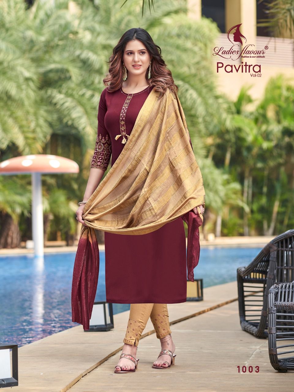 Ladies Flavour Pavitra 2 Kurti Bottom Dupatta Wholesale Catalog, Buy Full Catalog of Ladies Flavour Pavitra 2 Kurti Bottom Dupatta At Wholesale Price