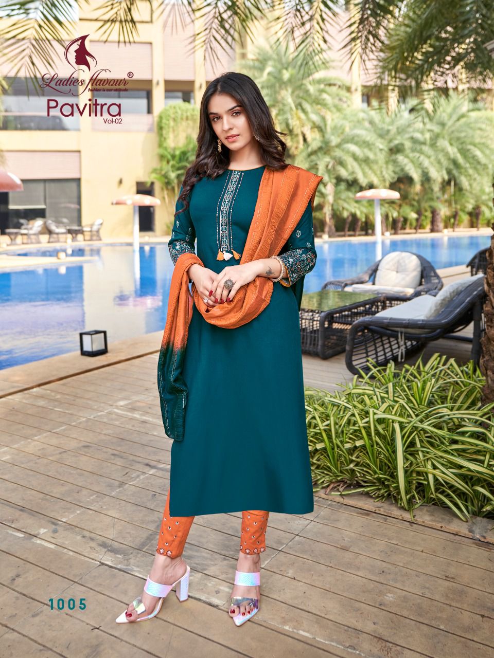 Ladies Flavour Pavitra 2 Kurti Bottom Dupatta Wholesale Catalog, Buy Full Catalog of Ladies Flavour Pavitra 2 Kurti Bottom Dupatta At Wholesale Price