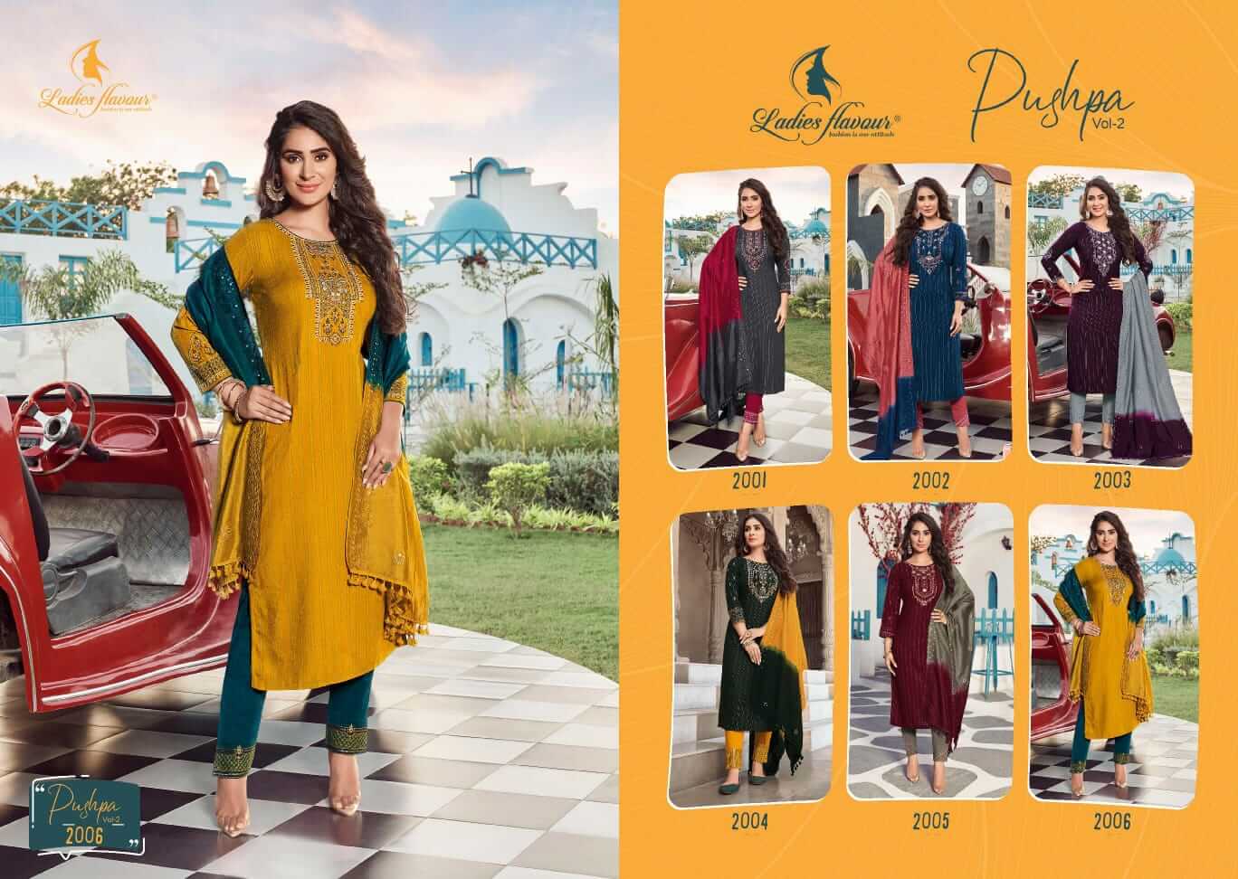 Ladies Flavour Pushpa Vol 2 Readymade Dress Catalog In Wholesale Price, Purchase Full Catalog of Ladies Flavour Pushpa Vol 2 In Wholesale Price Online