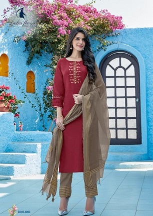 Ladies Flavour Saffron Kurtis Bottom And Dupatta wholesale catalog, Buy Full catalog Of Ladies Flavour Saffron Kurtis Bottom And Dupatta At wholesale Price