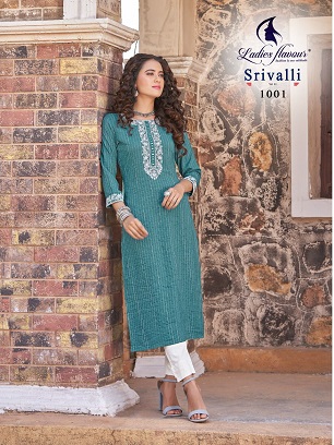 Ladies Flavour Srivalli Kurti Wholesale Catalog, Buy Full Catalog of Ladies Flavour Srivalli Kurti At Wholesale Price